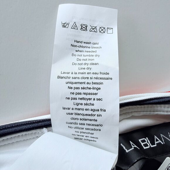 NWT La Blanca Sailor Stripe Hipster Bikini Bottoms in Navy, Red, White & Pink 12 - Picture 8 of 11